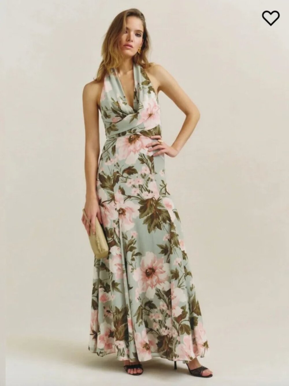 Reformation Ezria Green Dress Size 4 - Picture 2 of 10